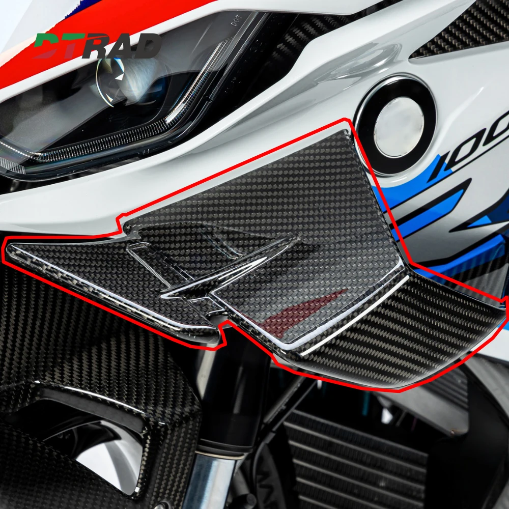 

For BMW S1000RR 20192020 2021 2022 100% Carbon Fiber Side Fixed Winglets Fairing Kits Motorcycle Aerodynamic Wing Accessories