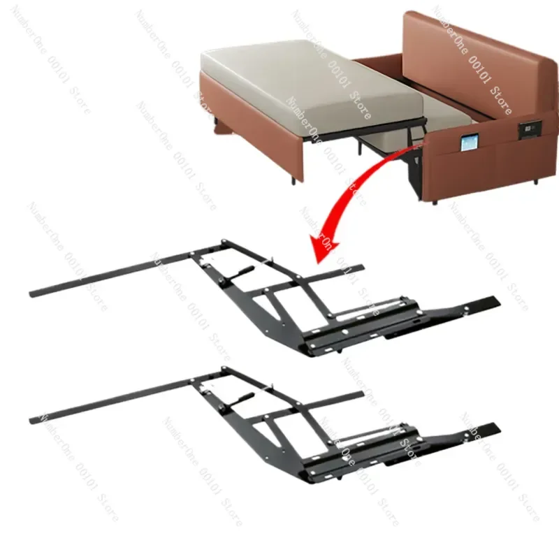 Model Air Rod Three Fold Sofa Bed Frame Multifunctional Furniture Hardware Accessories Hydraulic Buffer Folding Mechanism
