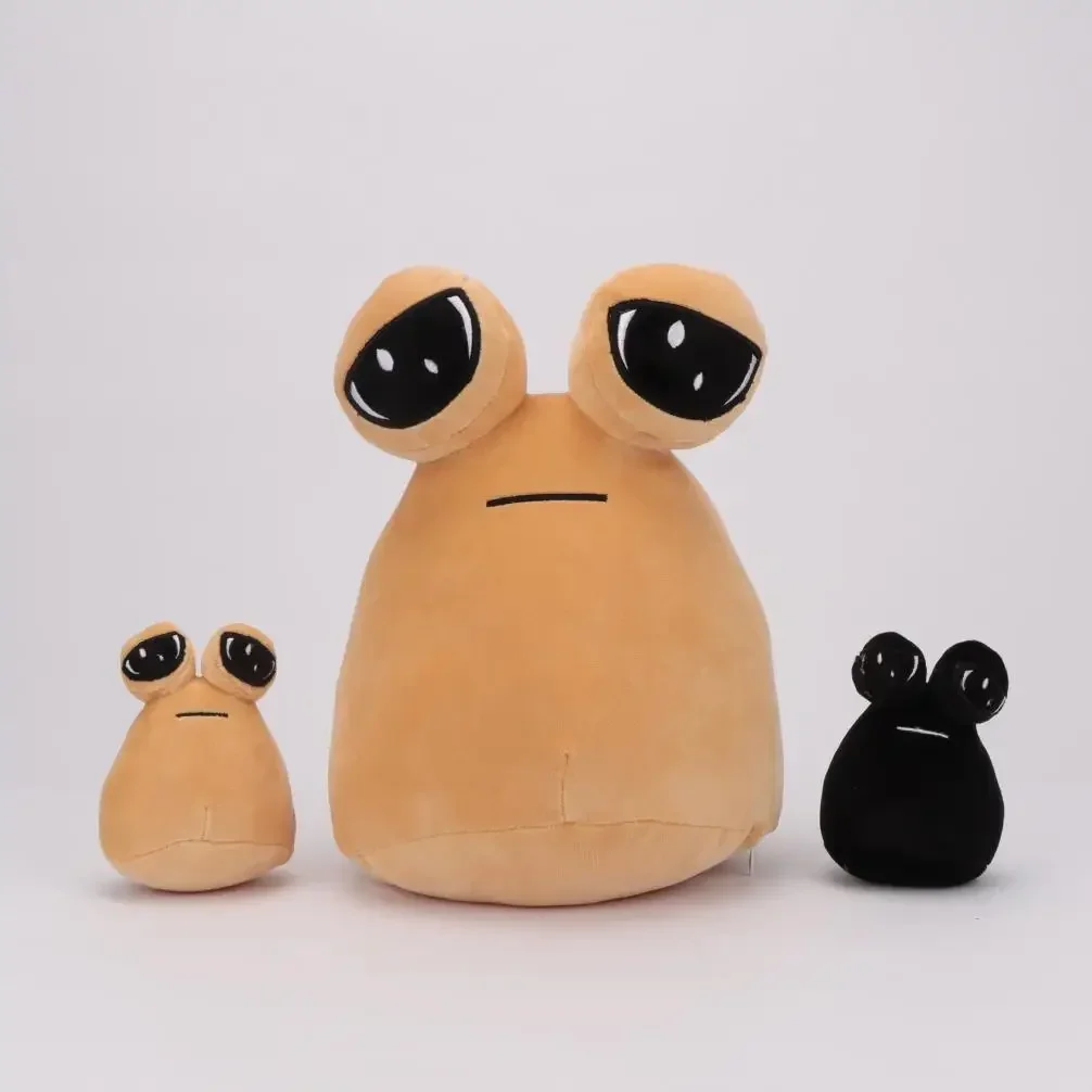 3 Stück Anime Spiel My Pet Alien Pou Kawaii Cartoon Plüschtiere Pou Plushie Kinder Geburtstag Weihnachtsgeschenke