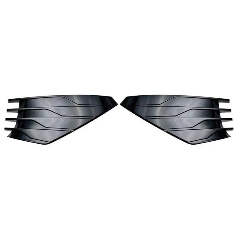 High-Quality For Nissan Rogue X-Trail T33 2022 2023 Black Front Foglight Bumper Cover Trim Foglight Decoration Round Sticker Sty