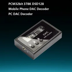 HIFI Headphone Decoding Amplifier ES9018K2M DSD128 PCM32BIT 384KHz Lossless Decoding Output Headphone DAC Built-in MAX97220 Chip
