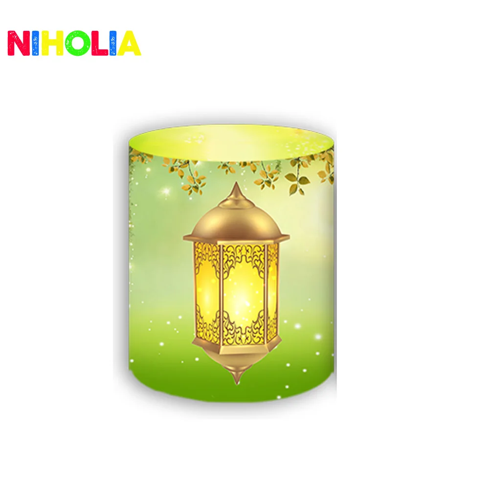 Disney Thiker Bell Round and Cylinder Covers Kids Baby Shower Photo Backdrop Birthday Party Decoration Background For Cake Table