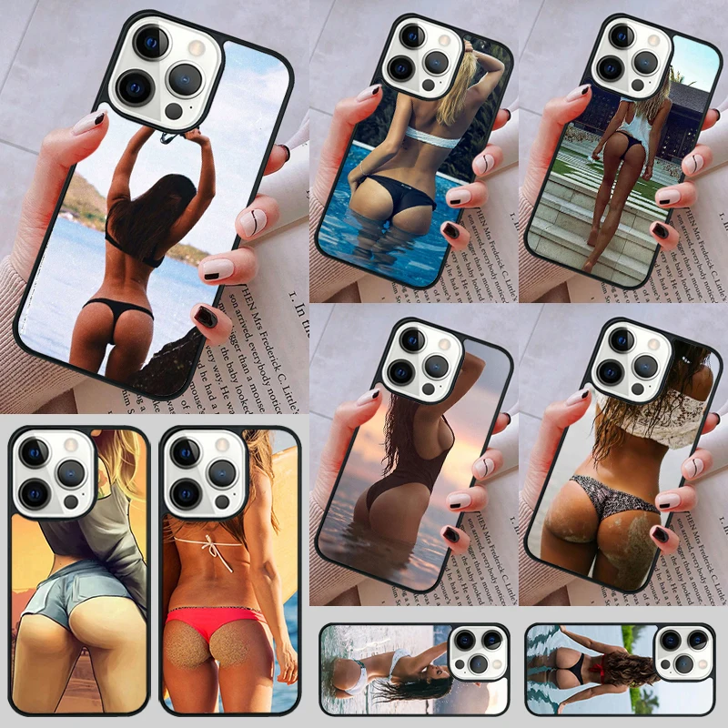 Sexy Girl Underwear Phone Case cover For iPhone 14 13 15 16 Pro Max Coque 12 11 Pro Max For Apple 8 PLUS 7 6S fundas