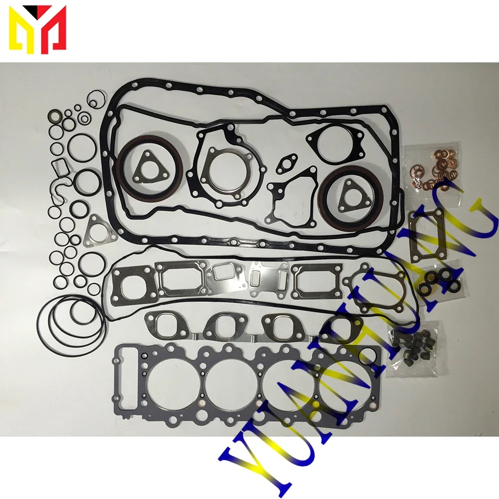 4HL1 Overhaul Gasket Kit for Isuzu Fit Excavator Hitachi EX200-3 ZX210F-3 Engine Parts