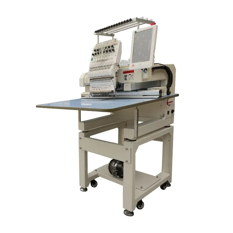 high speed computerized single head cap t-shirt computer embroidery machine