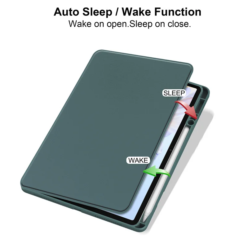 

Противоударный смарт-чехол для Redmi Pad 2 2025, вращающийся на 360 градусов акриловый чехол для планшета для Xiaomi Redmi Pad2 11 дюймов, чехол с держателем для карандашей