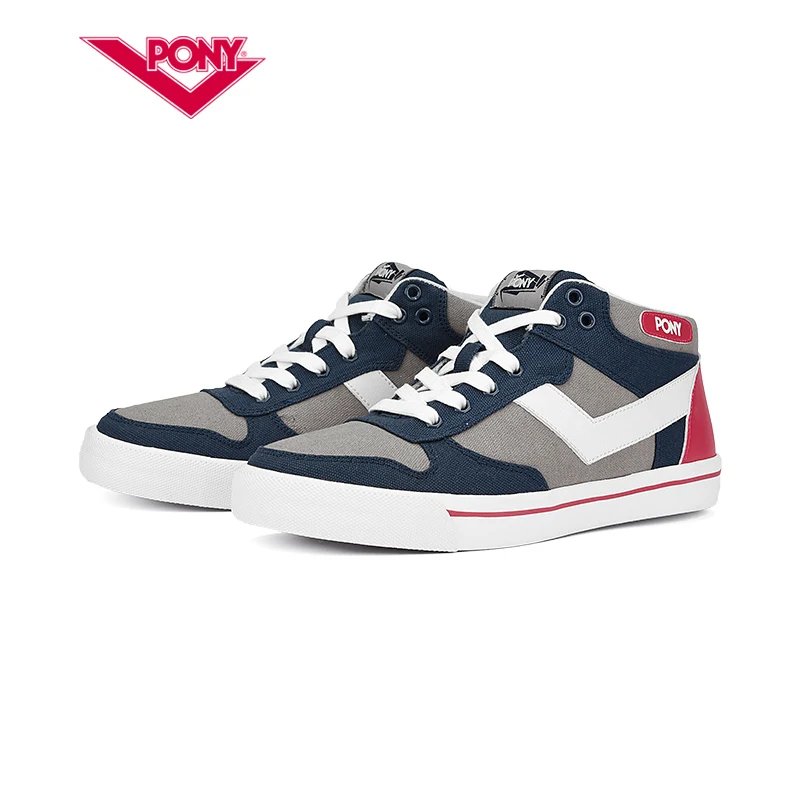 PONY-Calçado de Skate Durável Masculino e Feminino, Cima Baixa, Em cima, Casual, Desportivo, Clássico, Casal, Primavera, Verão