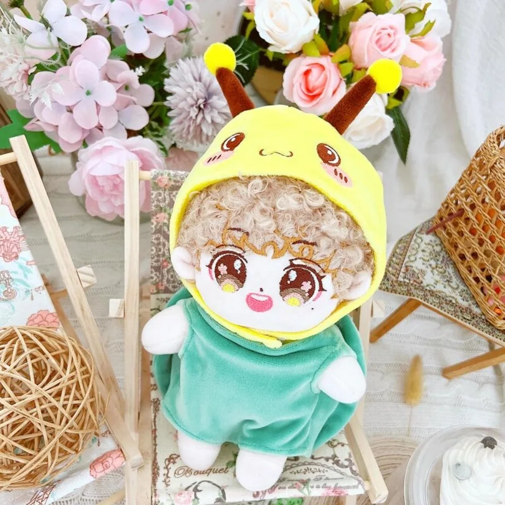 Turtle Shell Cotton Doll Clothes Set Bee Headcover Dress Up Cotton Doll Plush Suit Cute Kawaii Plush Dolls Clothes