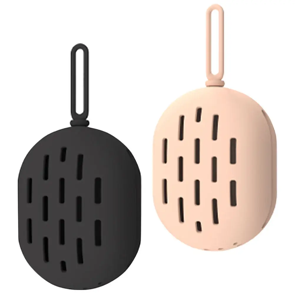 2Pcs Makeup Sponge Holder Silicone Puff Box Portable Breathable Storage Case Travel Beauty Sponge Container view 2