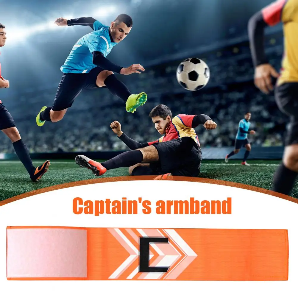 ปลอกแขนกัปตันทีมฟุตบอลขนาด 36 ซม. ปรับได้ ปลอกแขนกัปตันทีมแบบ unisex สำหรับผู้ใหญ่และเยาวชน อุปกรณ์ตกแต่งฟุตบอล อุปกรณ์กีฬาสำหรับทีม
