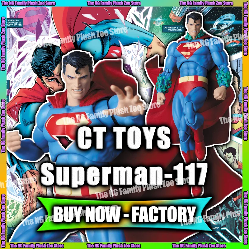 

Новые популярные фигурки CT Toys: Супермен Mafex 117, Бэтмен (версия Hush), DC Супермен, аниме-фигурка, статуэтка, модель, подарки, детские игрушки