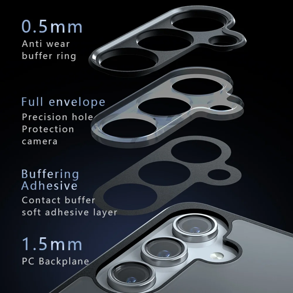 Matte Skin feel For Magsafe Magnetic Case For Samsung S26 S25 S24 S23 S22 Ultra Plus FE A55 A35 A25 A15 Airbags Anti Fall Cover