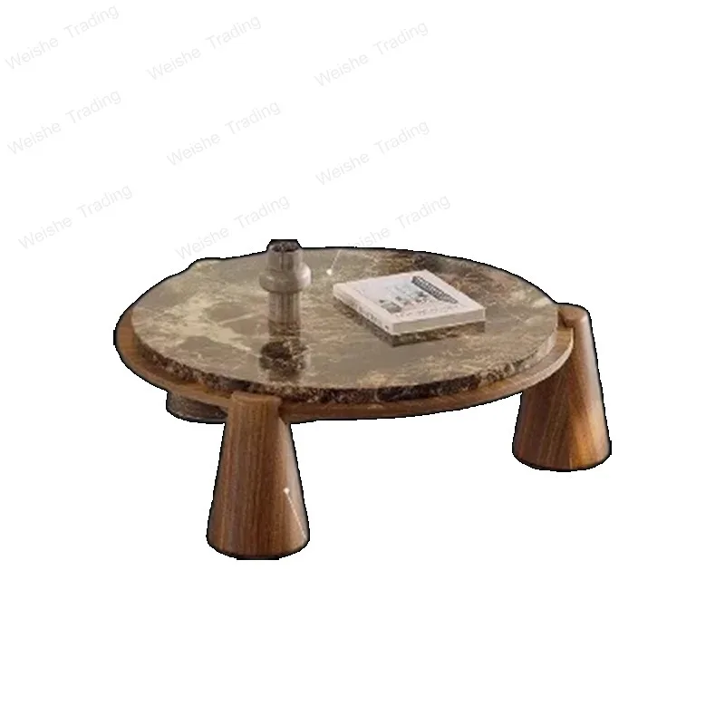 

Nordic Centerpiece Coffee Table Marble Modern Side Table Living Room Luxury Simple Postmodern Furniture