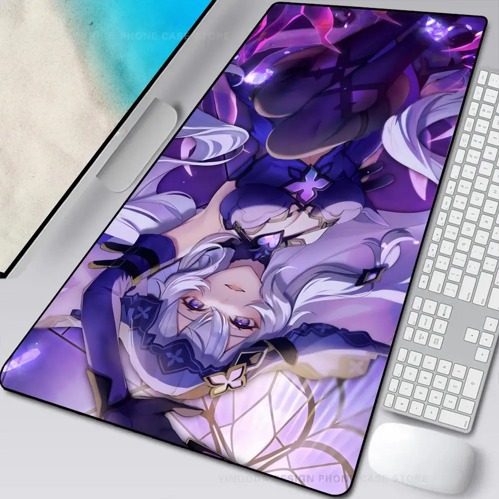 

Black Swan Honkai Star Rail Mouse Mat Desk Mat With Pad Gaming Accessories Prime Gaming XXL Keyboard Pad Stitch Padding Mat