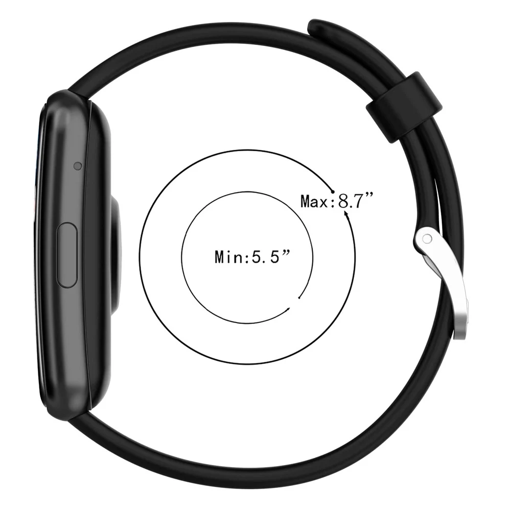 Silicone Band para Huawei Watch FIT 2, Smartwatch Strap, Pulseira de substituição, Acessórios Smartwatch, Novo