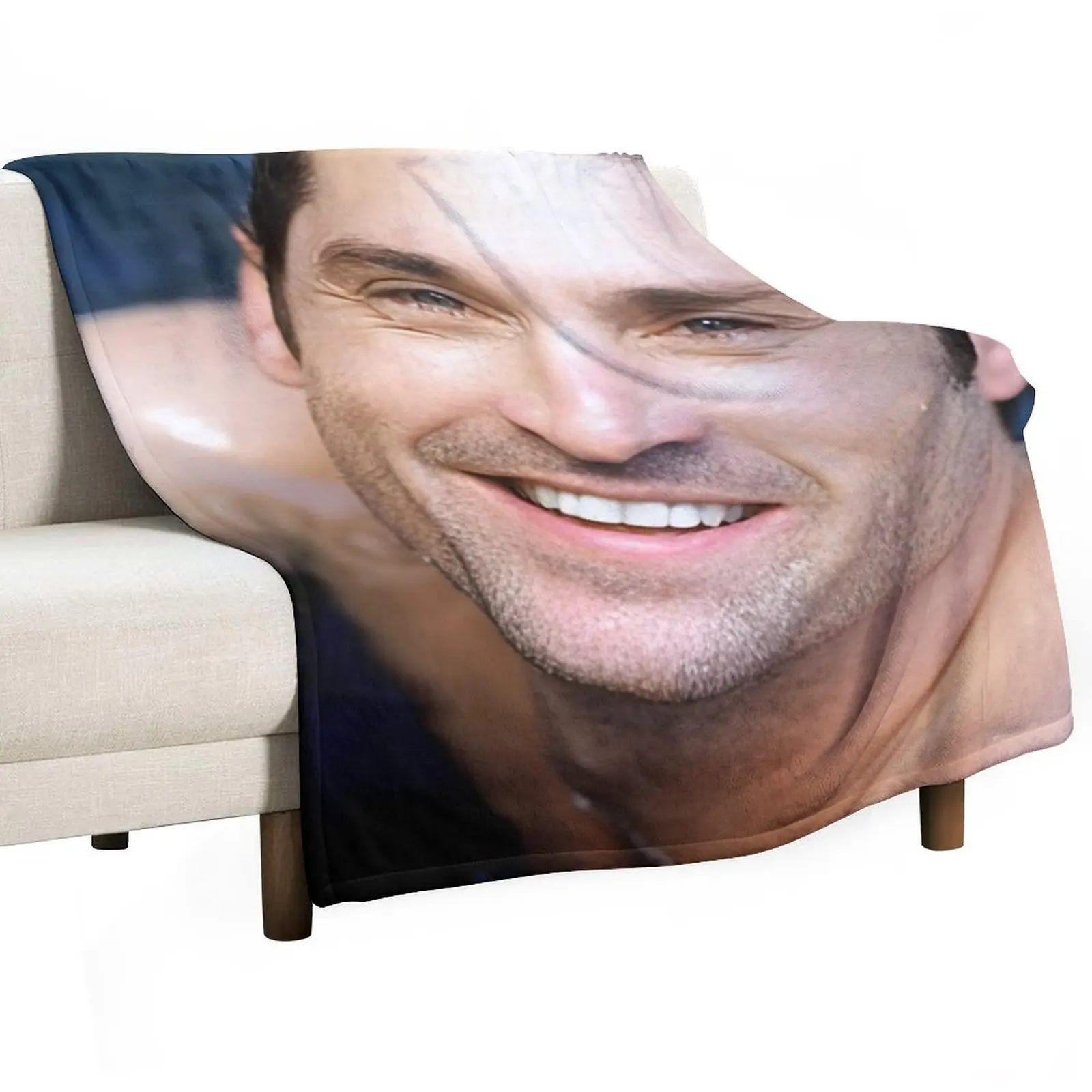 

Patrick Dempsey Throw Blanket Fluffy Cozy Throw Blanket for Home Decor