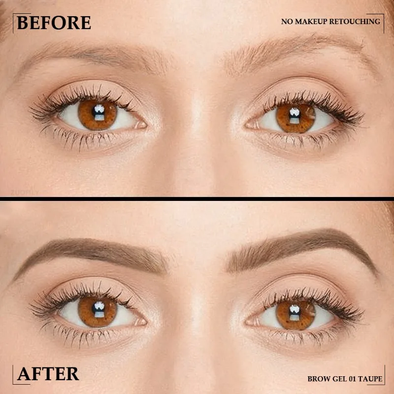 Fiber Brow Mascara Lasting Natural Eyebrow Dyeing Cream Vegan Formula Growth Thickening Eye Brow Styling Cream Eyebrow Enhancers