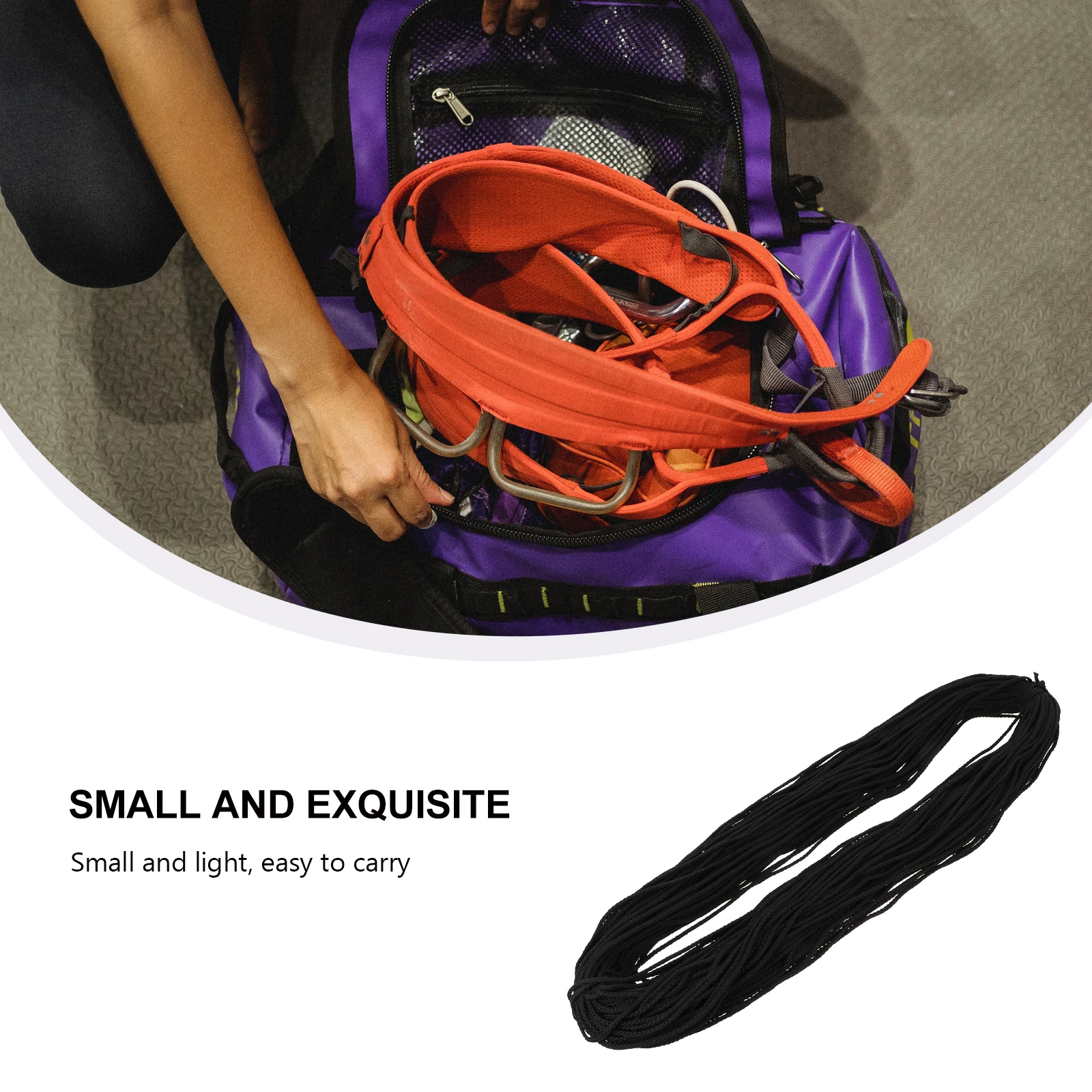 1pc 100M Windproof Rope Durable Polypropylene Camping Tent Guyline Multifunction Lanyard Non Fading Low Shrinkage Hardware