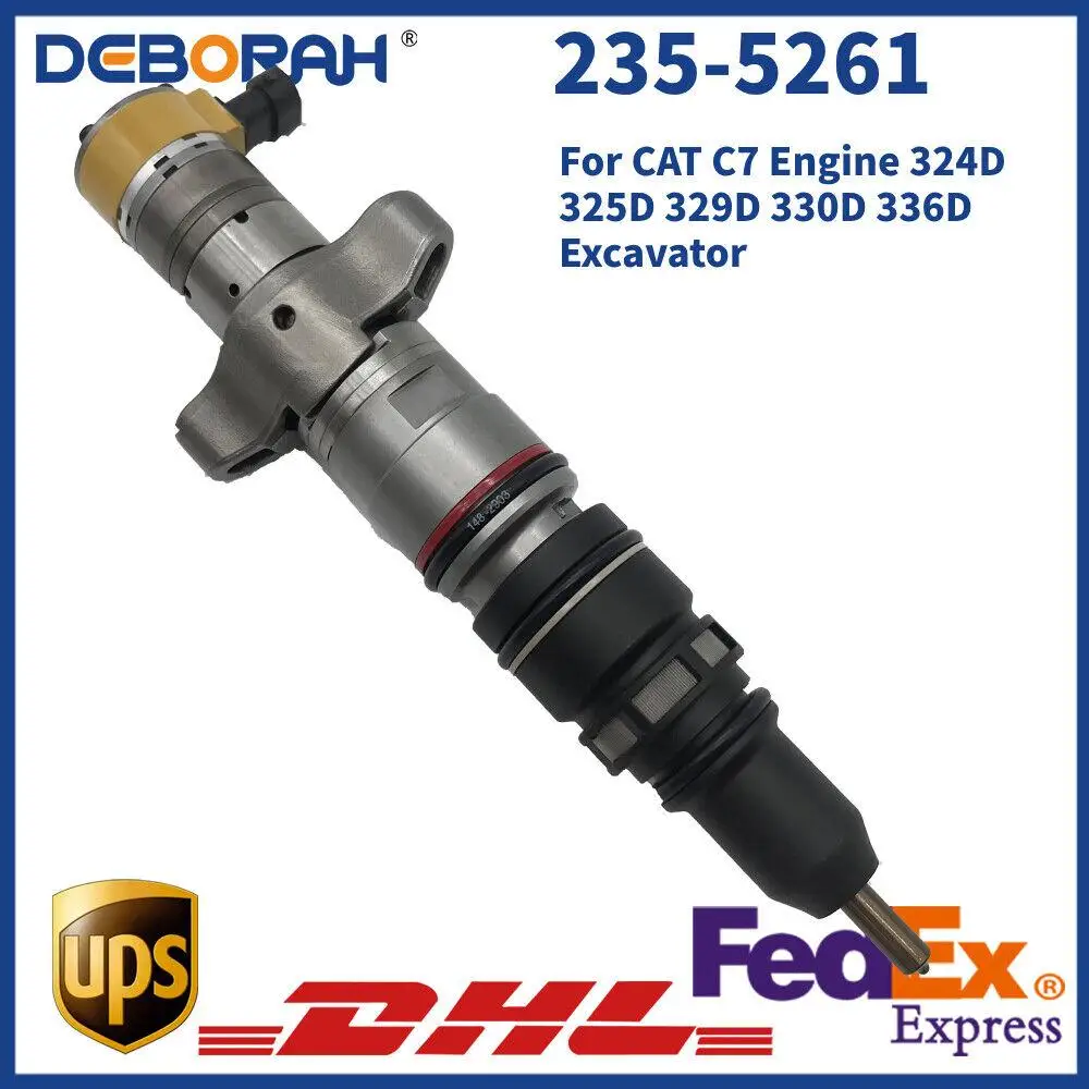 

Common Rail Diesel Fuel Injector 235-5261 for CAT C7 Engine 324D 325D 329D 330D 336D Excavator