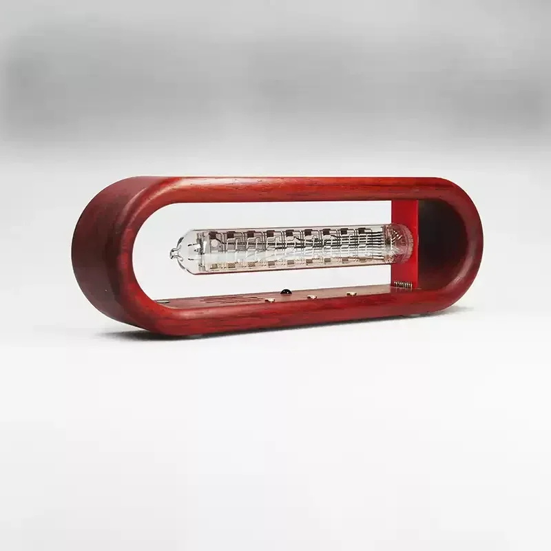 WIFI Network Time Correction Desk Clock IV18 Fluorescent Tube Design Minimalist Home Decor Clock