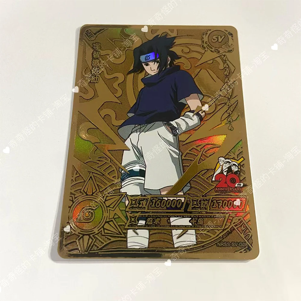 KAYOU NARUTO SV carte 1 ~ 10 série Senju Hashirama Nohara Rin rare jeu Cool jouets carte de Collection cadeau d'anniversaire de noël