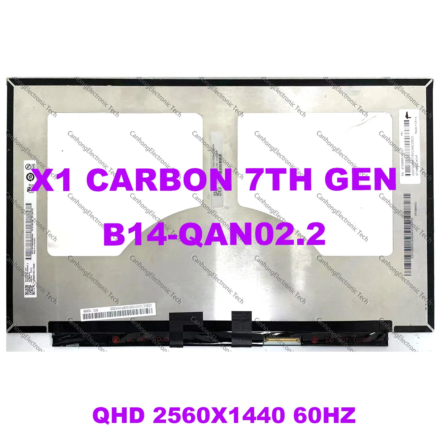 

01YN128 14 Inches NV140FHM-N61 B140QAN02.2 LP140QH2 SP D1 IPS Laptop LCD Screen For Lenovo X1 Carbon 7th 8th gen