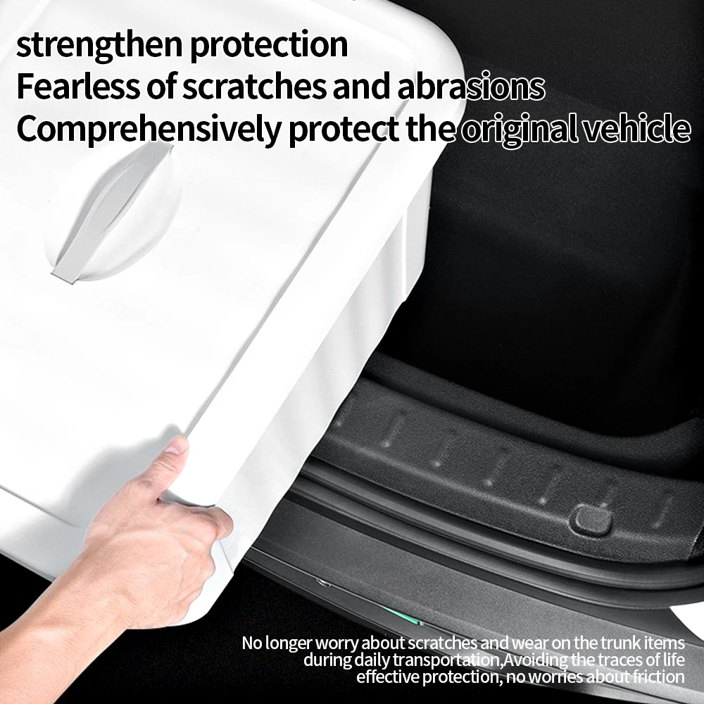 For Model YL Launch 2026 Trunk Sill Plate Protector TPE Rubber Threshold Bumper Pad Prevent Scratching Auto Accessories Plus