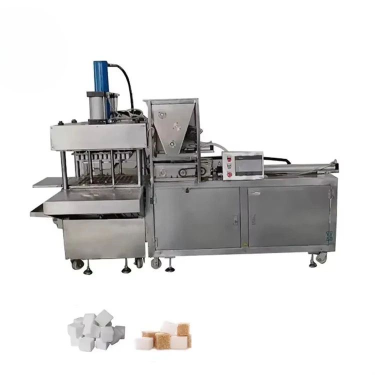 Large Scale Jaggery Making Machine Mung Bean Cake Cube Sugar Pressing Production Line Automatic Sugar Cube Making Machine
