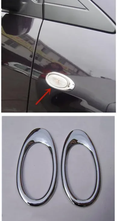 

For Mazda 6 2006-2013 ABS Chrome Body side turn signal decorative frame Side lamp decorative frame protection car accessories