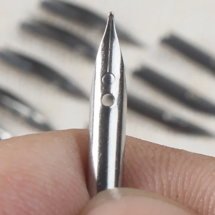 

10Pcs Premium Stainless Steel Fountain Pen Nibs for Students Smooth Writing Replacement Tips Durable Easy to Install