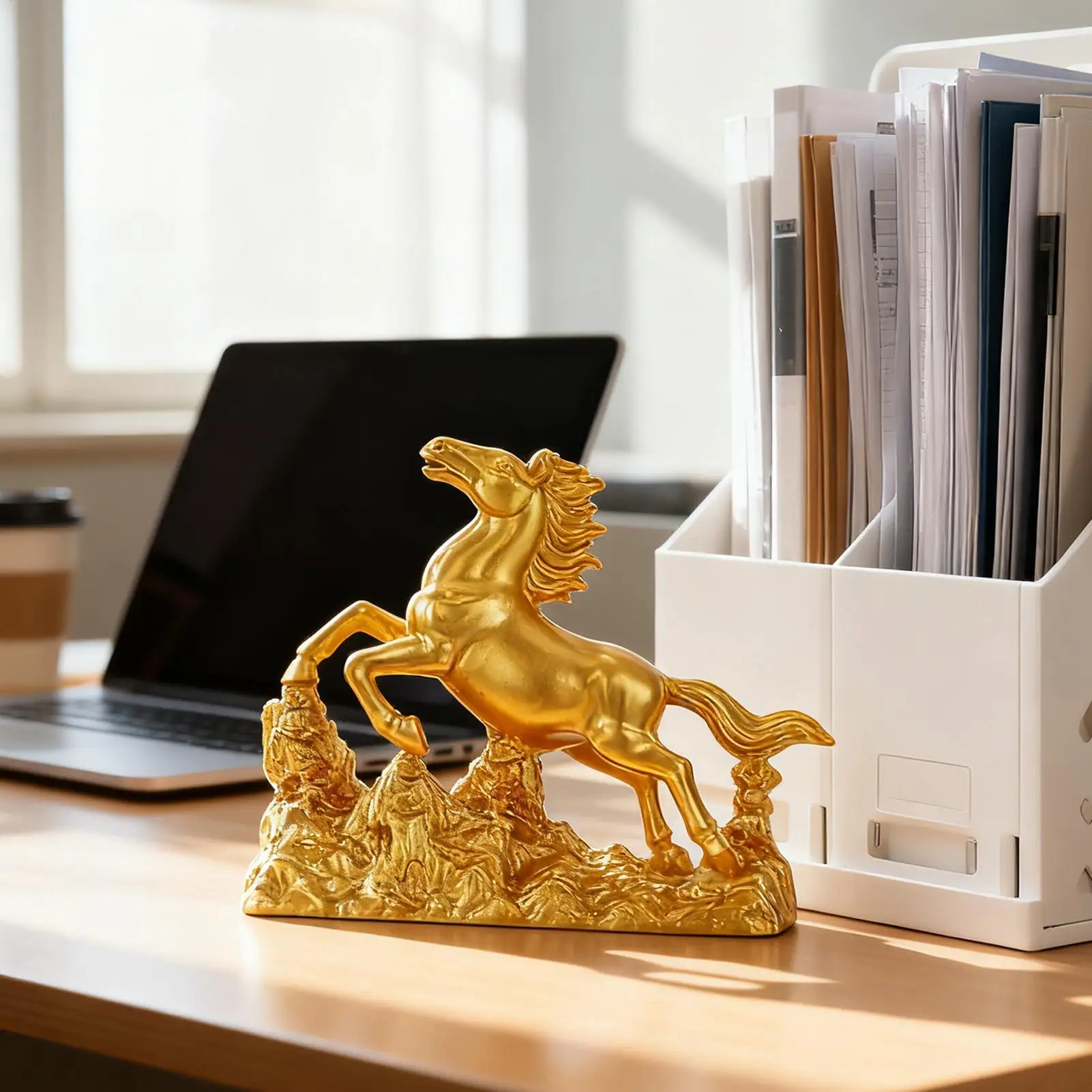 2026 تمثال سنة الحصان تمثال راتنج تذكارية 2026 تمثال سنة الحصان القمري الصيني لجمع عشاق الأسرة والأصدقاء #3