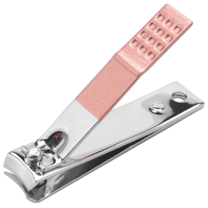 18 pz/set Kit di strumenti per Nail Art in acciaio inossidabile in oro rosa tagliaunghie in acciaio Trimmer Ear Pick Grooming Kit Manicure Set Pedicure