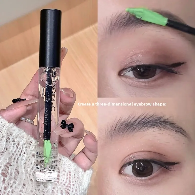 Augenbrauen-Kunststoff-Gel-Wurzel klarer Augenbrauenkleber Europäische und amerikanische wilde transparente Augenbrauenseife dreidimensionales Make-up