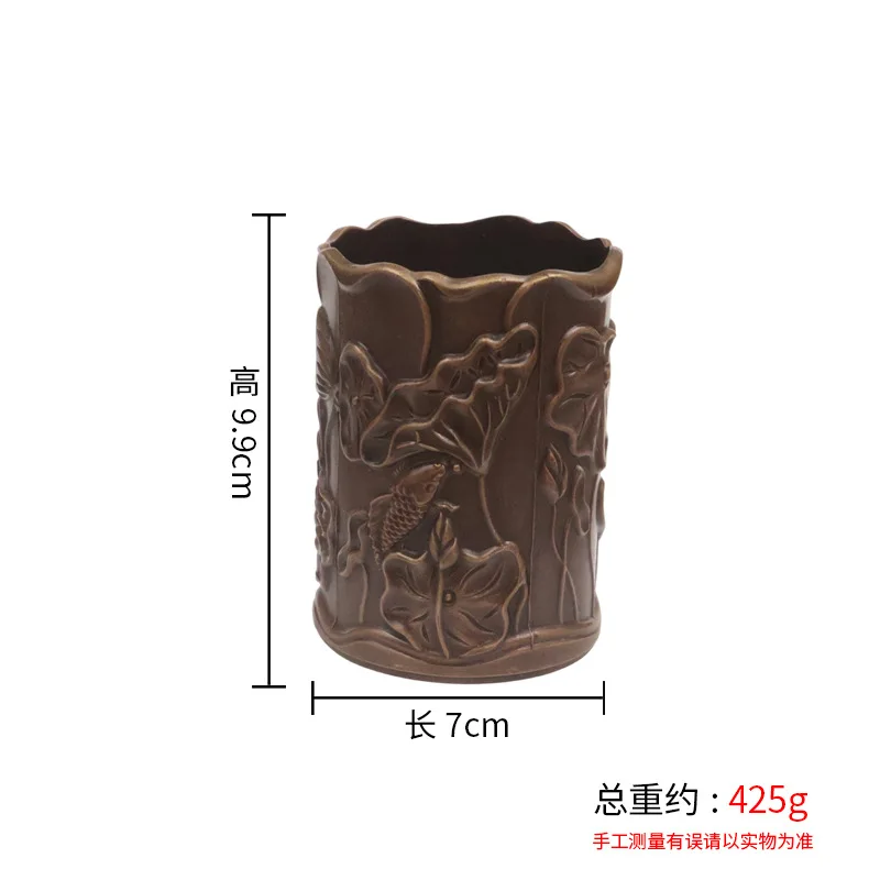 

Латунный подсвечник-лотос, креативный декор для дома, офисные принадлежности, настольное хранение, для чайной церемонии, антикварный, деловой подарок, ретро