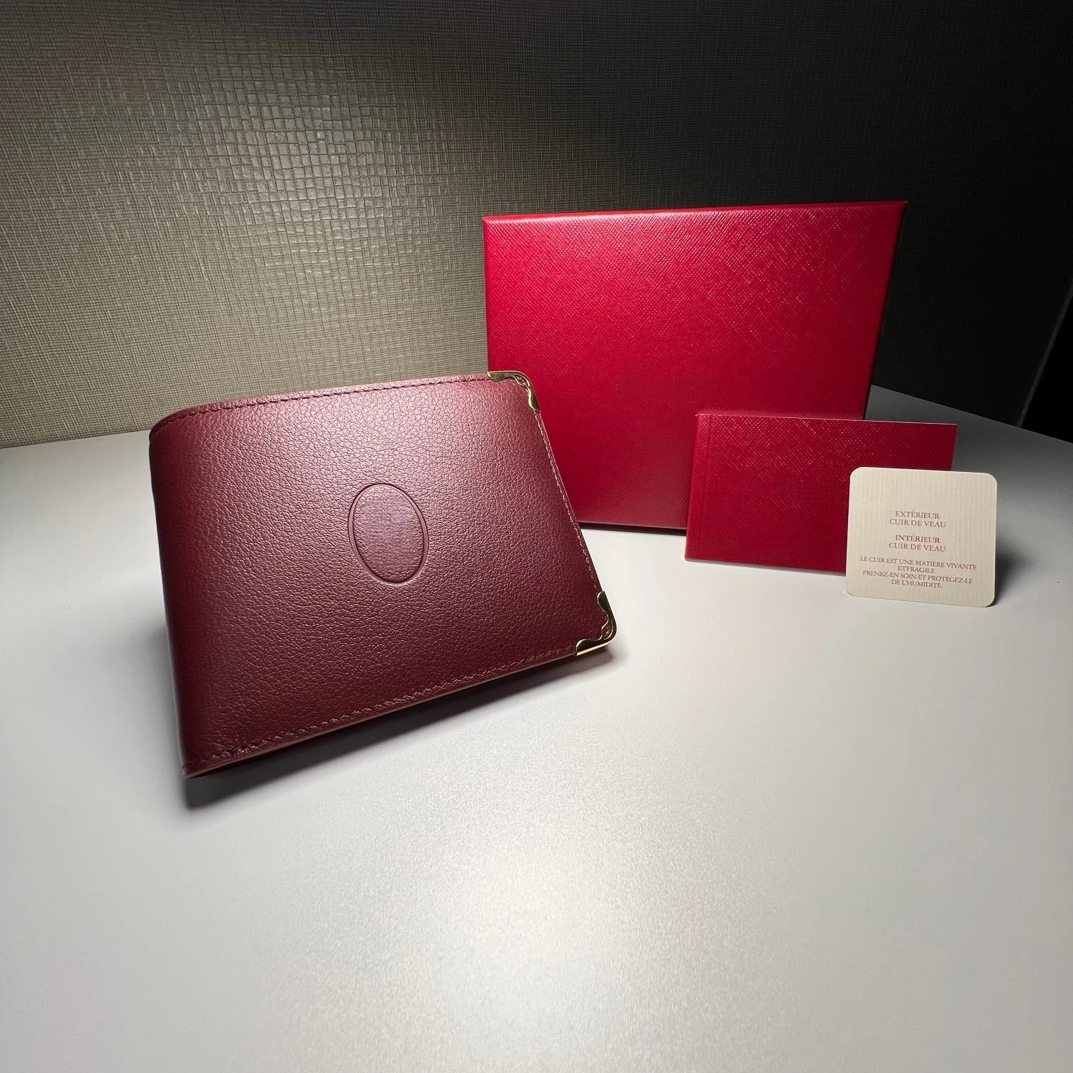 Portefeuilles en cuir de veau de marque de luxe, Mini pochette unisexe faite à la main, pinces à billets, porte-cartes de visite, porte-monnaie, cadeaux de vacances