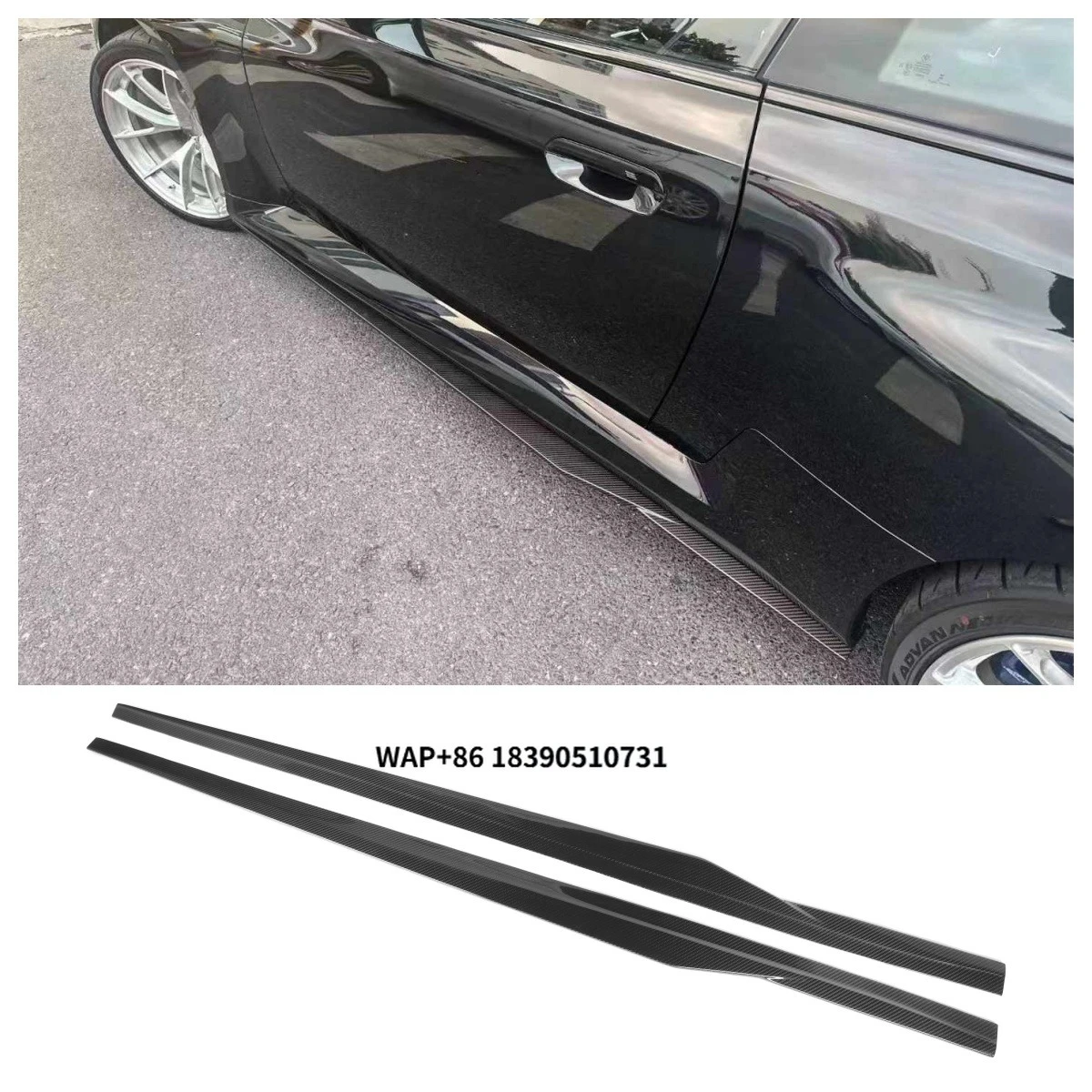 

MHC/R44 Style Side Skirt Dry Carbon Fiber for G87 M2 Coupe 2023-IN Bumper Side Skirts High Gloss UV Protection New Condition