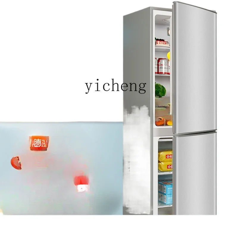 ZF Two-Door Refrigerator Household Small First-Class Energy Efficiency Energy Saving Freeze Storage Refrigerator