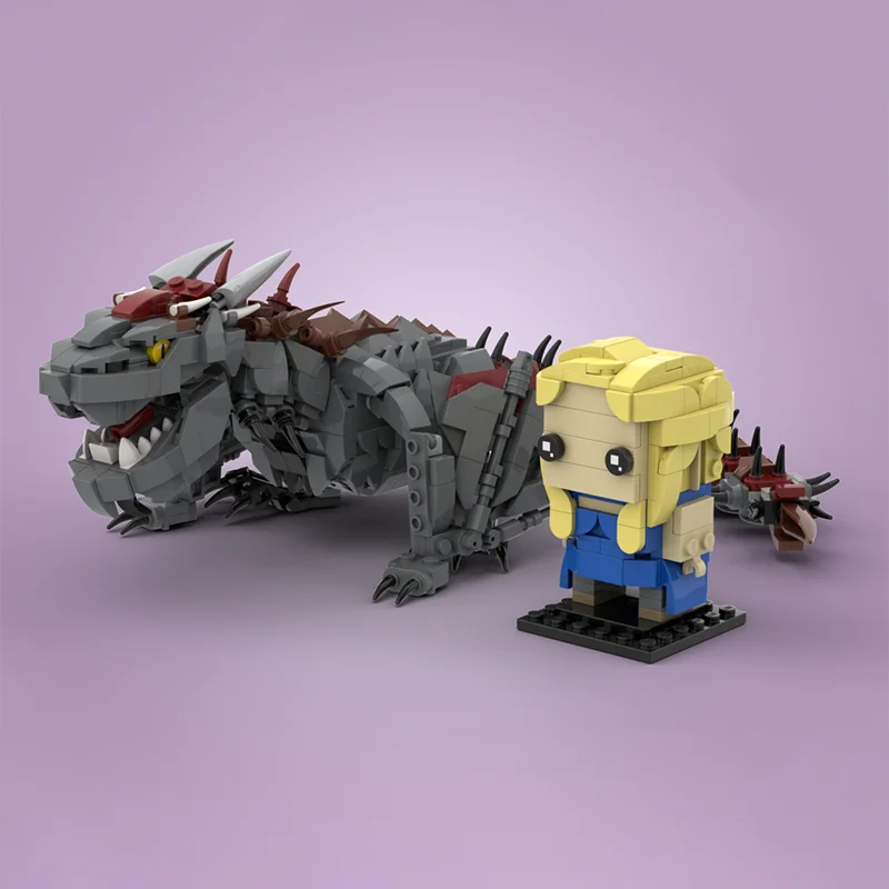 766PCS Moc Daenerys Drogon Game of Thrones Brickheadz DIY Bausteine Pädagogisches Bau Spielzeug Kinder Geschenk