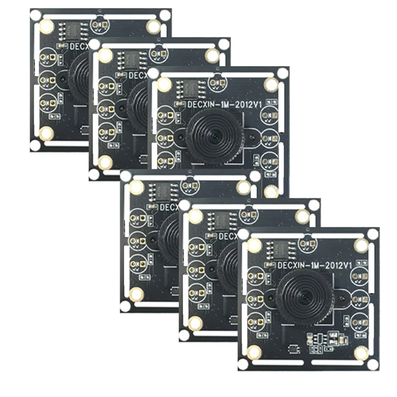 New 6Pcs 100 Degree Camera Module 1MP OV9732 1280X720 USB Free Driver Manual Focus,With 0.6 Meter Cable For Winxp/7/8/10