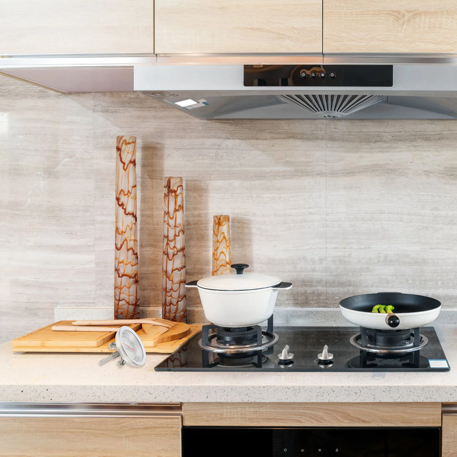 

Heat Resistant Kitchen Thermometer Stainless Steel Bbq Baking Oven Temperature Meter 50- 100-1000f Oven Thermometer