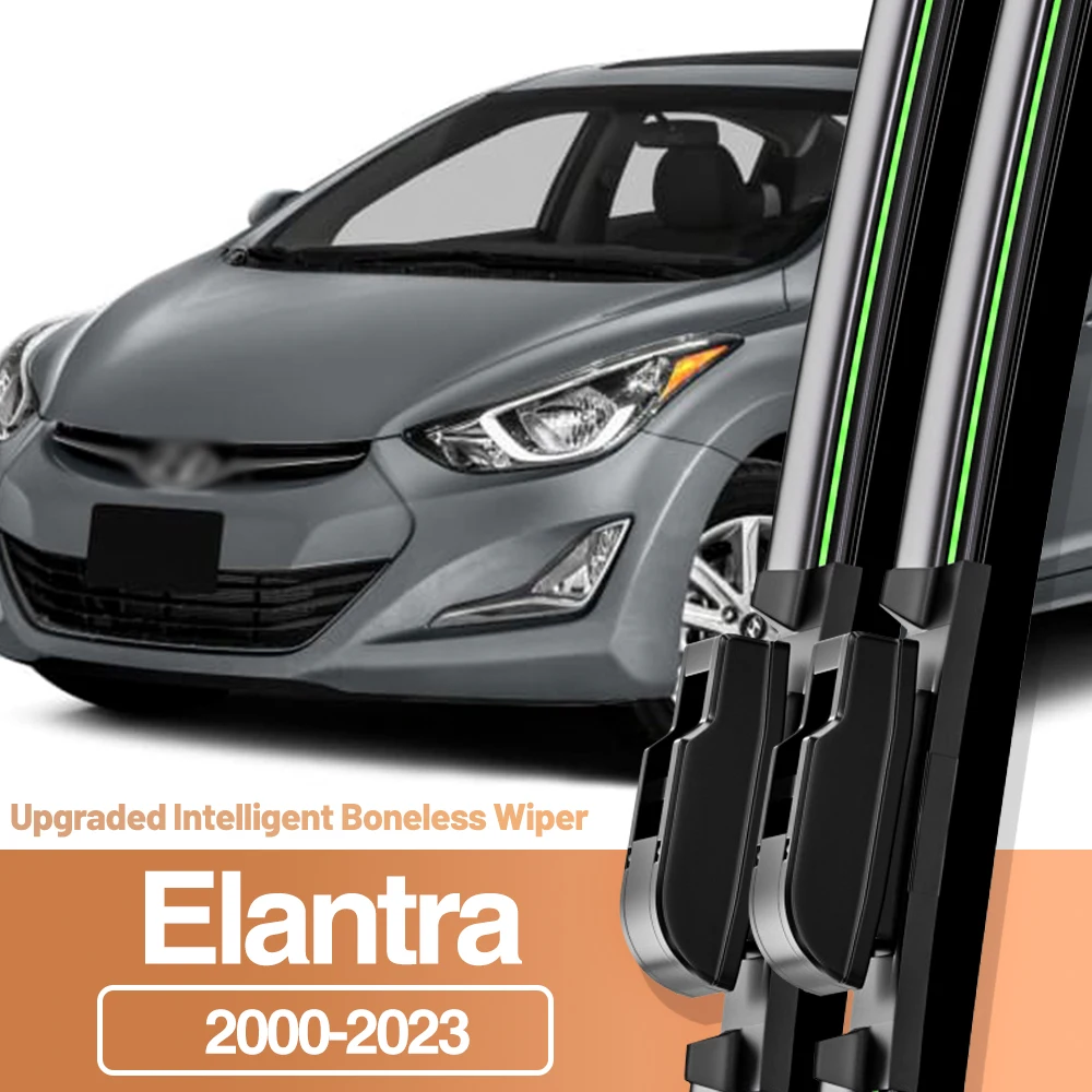 

2x For Hyundai Elantra 2000-2023 Front Windshield Wiper Blades Windscreen Window Accessories 2001 2018 2010 2014 2016 2019 2020