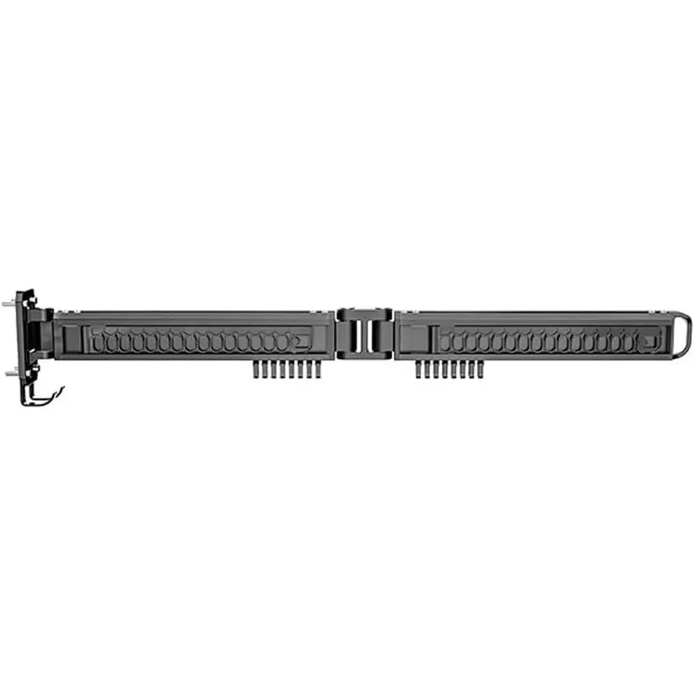 

Collapsible Outdoor/Indoor Retractable Wall Mount Clothes Drying Rack, Black Enhanced Design