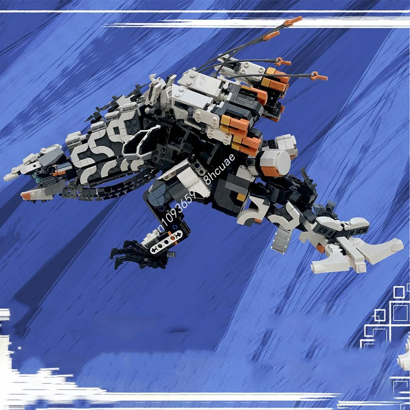 

1765 шт. MOC ThuderJaw Horizones Zeros Dawn строительные блоки Рождественский набор STEM для раннего обучения идеально подходит для начинающих игрушки в подарок