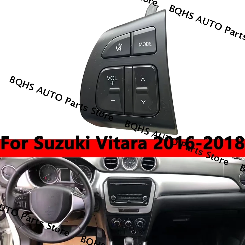 

Multifunction Steering Wheel Switch Audio Volume Button Radio Player For Suzuki Vitara 2016 2017 2018 Car Accessories