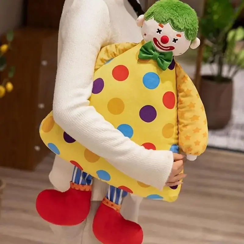 Clown Stuffed Pillow Toy Soft Plush Toy For Children Cuddling Travel Companion And Interactive Roleplay Game Plush Doll 15UB