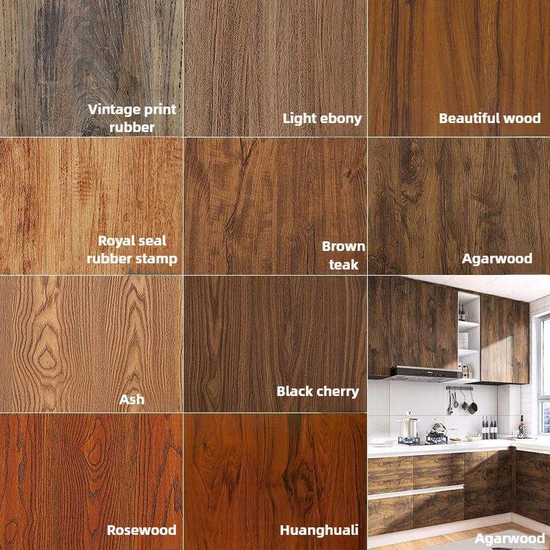 لفة ورق اتصال واسعة للغاية 40 سم 3M - بطانة خزانة قابلة للإزالة، لاصق خشبي مقاوم للماء للأدراج وخزانة الملابس والمطبخ DIY #3