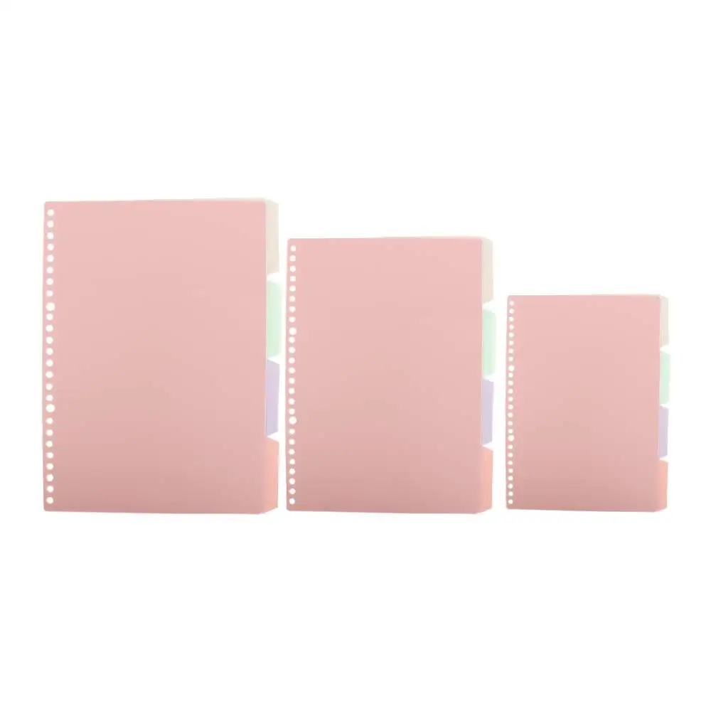 Scrapbook Bookmark Diary B5 A5 A4 Binder Index Dividers Loose-leaf Inner Page Notebook Separator Page Binder Index Page