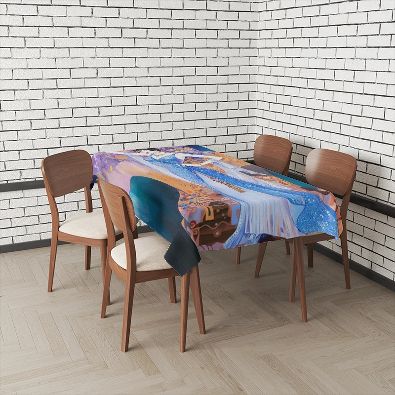 Home tablecloths for dining table decoration Natural and Animal Styles rectangular table accessories cloth Anti-stain tablecloth