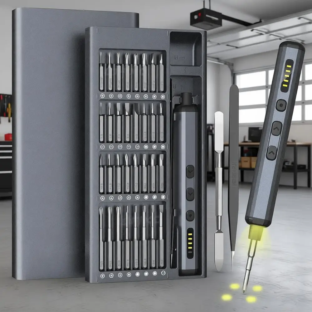 

72 PC Rechargeable Power Screwdriver Set with Torx, Phillips, and Automatic-Battery Tools for Book/PS5/Switch/Computer/Laptop/Gl