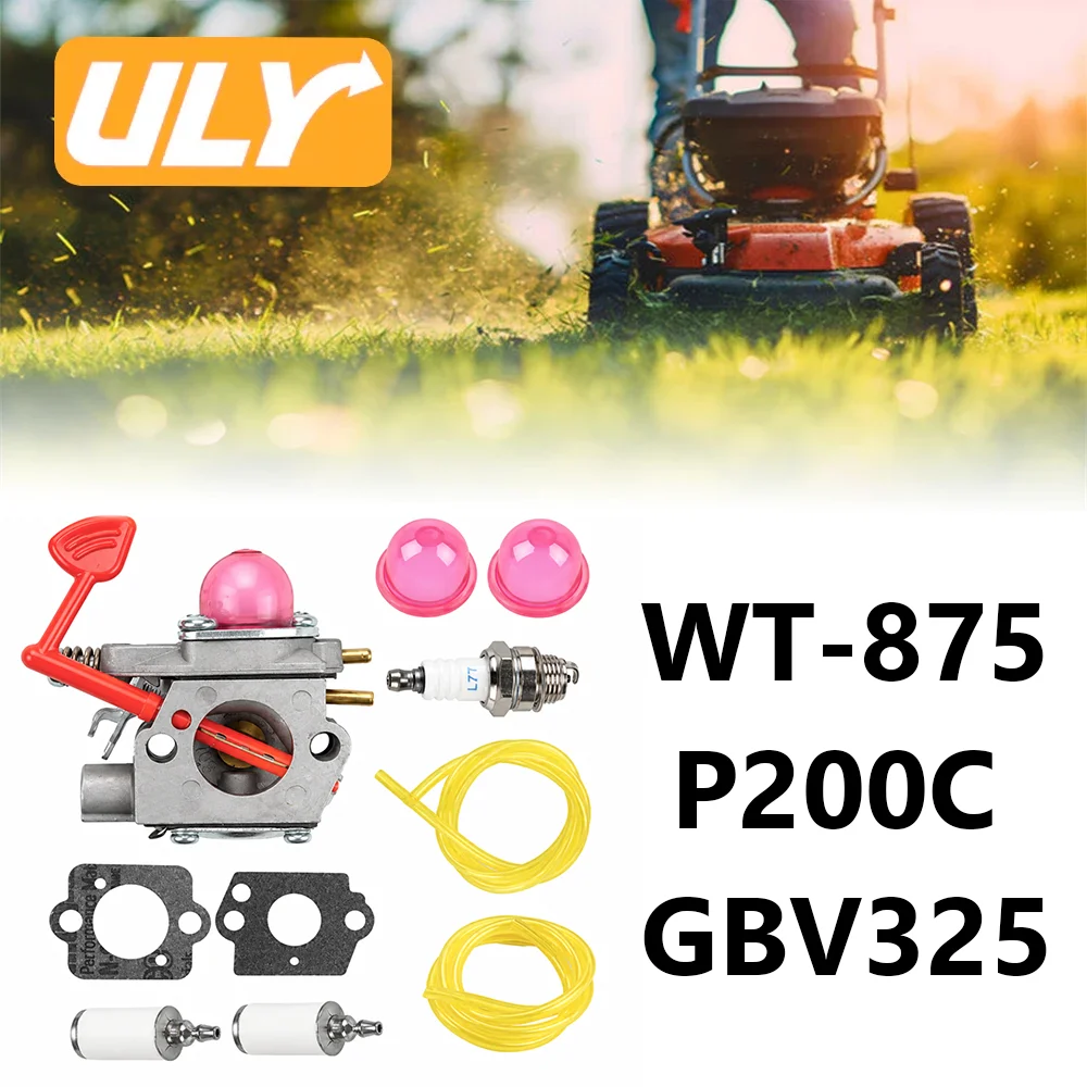 WT-875 Carburetor For Poulan Pro Blower BVM200C BVM200VS P200C GBV325 P325 Replaces 545081855 WT-875A Parts
